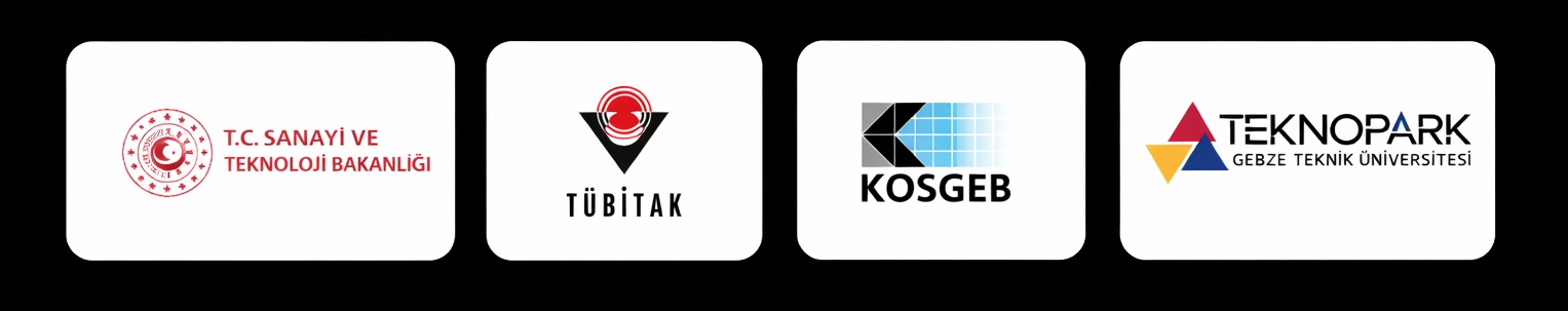 T.C. Sanayi ve Teknoloji Bakanlığı, TÜBİTAK, KOSGEB, Teknopark Gebze Teknik Üniversitesi